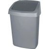 Kôš s otočným vekom 25 l, sivý Kôš s otočným vekom 25 l, sivý
