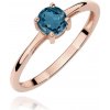 Blink Blink Zlatý prsteň s Topásom London Blue 2332RTolbB