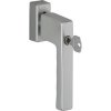 HOPPE okenní klika TOULON zamykatelná SecuForte čtyřhran 7x32-42mm, stříbrná