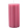 Villeroy & Boch Stĺpová sviečka 15 cm Fleur Accessoires cassis Villeroy & Boch Stĺpová sviečka 15 cm Fleur Accessoires cassis
