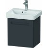 Duravit No. 1 skrinka 44x38.6x47.8 cm závesná kúpeľňová skrinka pod umývadlo grafitová N14267L49490000 Duravit No. 1 skrinka 44x38.6x47.8 cm závesná kúpeľňová skrinka pod umývadlo grafitová N14267L49490000