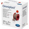 Omniplast náplasť textilná na cievke 2,5 cm x 5 m 1 ks Omniplast náplasť textilná na cievke 2,5 cm x 5 m 1 ks