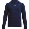 Chlapčenská mikina Under Armour, RIVAL FLEECE HOODIE tmavo modrá, S Chlapčenská mikina Under Armour, RIVAL FLEECE HOODIE tmavo modrá, S