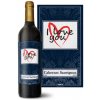 Sablio I Love you srdce Cabernet Sauvignon Červené víno 12 % 0,75 l (holá fľaša) Sablio I Love you srdce Cabernet Sauvignon Červené víno 12 % 0,75 l (holá fľaša)
