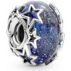 Murano prívesok PANDORA Modrá galaxia s hviezdami 790015C00 Murano prívesok PANDORA Modrá galaxia s hviezdami 790015C00