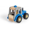 Bigjigs Toys Traktor modrý Bigjigs Toys Traktor modrý
