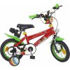 Toimsu Bicykel detský Bing zelenočervený 12 s fliašou Toimsu Bicykel detský Bing zelenočervený 12 s fliašou