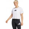 adidas Dámske športové tričko WE BL TEE Biela Čierna adidas Dámske športové tričko WE BL TEE Biela Čierna