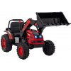 Joko elektrický Traktor Pushdozer s Predným Nakladačom červená Joko elektrický Traktor Pushdozer s Predným Nakladačom červená
