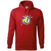 Volejbal lopta v triku - Mikina pánska Cape s kapucňou - 3XL ( Červená ) Volejbal lopta v triku - Mikina pánska Cape s kapucňou - 3XL ( Červená )