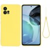 Gumený kryt Pure Color na Motorola Moto G72 - Žltá Gumený kryt Pure Color na Motorola Moto G72 - Žltá