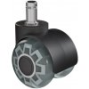 Walteco Kancelárske koliesko priemer 50 mm, s čapom priemer 11 mm, transparentné, nosnosť 60 kg, 5 ks , 2865 Walteco Kancelárske koliesko priemer 50 mm, s čapom priemer 11 mm, transparentné, nosnosť 60 kg, 5 ks , 2865