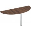 kancelársky zakončovací stôl oblouk 160 cm - GP 160 orech kancelársky zakončovací stôl oblouk 160 cm - GP 160 orech