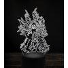 Beling 3D lampa, guldan, 7 Farebná V1LG Beling 3D lampa, guldan, 7 Farebná V1LG