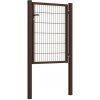 EKOfence Bránka 1kr. 2D BOX ZnPVC 1000x1200mm RAL 8017 hnedá 15970 EKOfence Bránka 1kr. 2D BOX ZnPVC 1000x1200mm RAL 8017 hnedá 15970