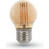 Žiarovka LED Filament E27 4W, 2200K, 350lm, G45 VT-1957 (V-TAC) Žiarovka LED Filament E27 4W, 2200K, 350lm, G45 VT-1957 (V-TAC)