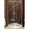 RAVAK BLCP4-90 štvrťkruhový sprch. kút, lesk+transparent 87,5 - 89,5 x 190 cm lesk 3B270C00Z1