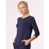 Mefemi Tričko Margot 3 4 tmavo modrá