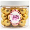 Tasty Me Chrumkavé čokoládové guľôčky vintage gold 100 g Tasty Me Chrumkavé čokoládové guľôčky vintage gold 100 g