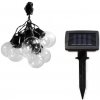 MasterLED Solárna svetelná reťaz s LED žiarovkami, 335cm, 10 LED žiarovky, IP44, VIP0736 MasterLED Solárna svetelná reťaz s LED žiarovkami, 335cm, 10 LED žiarovky, IP44, VIP0736