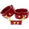 Taboom Bondage in Luxury Wrist Cuffs Red Taboom Bondage in Luxury Wrist Cuffs Red