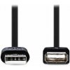NEDIS prodlužovací kabel USB 2.0/ zástrčka USB-A - zásuvka USB-A/ černý/ bulk/ 3m NEDIS prodlužovací kabel USB 2.0/ zástrčka USB-A - zásuvka USB-A/ černý/ bulk/ 3m
