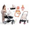 Set kočík trojkombinácia s jedálenskou stoličkou Puschair Sandy Maxi Cosi&Quinny Smoby a 32 cm bábika v dupačkách Set kočík trojkombinácia s jedálenskou stoličkou Puschair Sandy Maxi Cosi&Quinny Smoby a 32 cm bábika v dupačkách