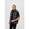 Teddyfleece Vest Men black/grey