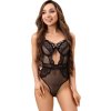Livco corsetti fashion - paula lc 20209 body with lace decorations black L/XL Livco corsetti fashion - paula lc 20209 body with lace decorations black L/XL