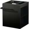 CERANO - Umývadlová skrinka pre WC Esme - čierna matná 45x45x51 cm
