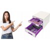 Leitz Wow box 4 zásuvky purpurový Leitz Wow box 4 zásuvky purpurový