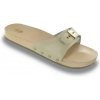 obuv Scholl PESCURA FLAT pískové dřeváky (zdravotní pantofle)