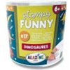 Razítka Aladine Stampo Funny Dinosauři, 17 ks Razítka Aladine Stampo Funny Dinosauři, 17 ks