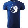 Sablio Tričko s potlačou Yin Yang - modré 3XL Sablio Tričko s potlačou Yin Yang - modré 3XL