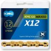 Reťaz KMC X12 Gold Ti-N Waxed 12 Speed Reťaz KMC X12 Gold Ti-N Waxed 12 Speed