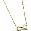 Troli Pozlátený oceľový náhrdelník Nekonečno KNS-271 Troli Pozlátený oceľový náhrdelník Nekonečno KNS-271