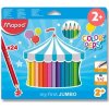 Pastelky MAPED trojhranné JUMBO 24 farieb Pastelky MAPED trojhranné JUMBO 24 farieb