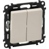 Legrand Slovensko, s.r.o. Valena Life - 752218 - Tlačidlo dvojité s prepínacím kontaktom - Béžová Legrand Slovensko, s.r.o. Valena Life - 752218 - Tlačidlo dvojité s prepínacím kontaktom - Béžová