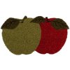 Esschert Design JABLKA Rohožka z kokosového vlákna zeleno/červená 74x42cm