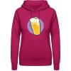 AWDis Hoodie Mikina - Motív - Pivo so smrtkou 2 - Zvodná ružová - XL - Dámske AWDis Hoodie Mikina - Motív - Pivo so smrtkou 2 - Zvodná ružová - XL - Dámske