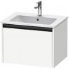 Duravit Ketho.2 - Umývadlová skrinka, 44x61x48 cm, 1 zásuvka, matná biela K25062018180000 Duravit Ketho.2 - Umývadlová skrinka, 44x61x48 cm, 1 zásuvka, matná biela K25062018180000