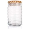 Pasabahce Dóza skleněná s dřevěným víkem Babylon 1,1 l Pasabahce Dóza skleněná s dřevěným víkem Babylon 1,1 l