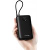 Swissten Power Bank Voltbox 35W 20.000 mAh s integrovanými káblami USB-C a Lightning - čierna Swissten Power Bank Voltbox 35W 20.000 mAh s integrovanými káblami USB-C a Lightning - čierna