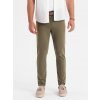 Ombre Men's tailored chino pants - olive hnedá S Ombre 5902228924388 Ombre Men's tailored chino pants - olive hnedá S Ombre 5902228924388