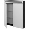 Dreja Dvojdverová zrkadlová skrinka MAX GA2O 70 - N03 Graphite Dreja Dvojdverová zrkadlová skrinka MAX GA2O 70 - N03 Graphite