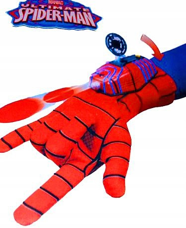 SPIDERMAN rukavica vystreľovač siete šípky