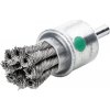 Štetcové kefy 22x28x72 mm Milwaukee pre priame brúsky so splietaným nerezovým drôtom INOX 0,35 mm (3 ks), upnutie 6 mm, 4932501733 Štetcové kefy 22x28x72 mm Milwaukee pre priame brúsky so splietaným nerezovým drôtom INOX 0,35 mm (3 ks), upnutie 6 mm, 4932501733