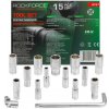 Rock FORCE Rock FORCE Súprava hlbokých predĺžených nástrčných hlavíc 6-hranných 10–32 mm, 15 ks, s račňou Rock FORCE Rock FORCE Súprava hlbokých predĺžených nástrčných hlavíc 6-hranných 10–32 mm, 15 ks, s račňou