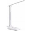 IMMAX LED stolní lampička LUMI/ Qi nabíjení/ 7W/ 300lm/ 12V/2A/ stmívatelná/ bílá IMMAX LED stolní lampička LUMI/ Qi nabíjení/ 7W/ 300lm/ 12V/2A/ stmívatelná/ bílá