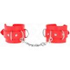 Kink - 3 D-Ring Wrist Restraints Adjustable Red 17.5-25 cm X 6 cm Kink - 3 D-Ring Wrist Restraints Adjustable Red 17.5-25 cm X 6 cm
